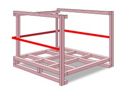 オプション品 荷崩れ防止バー